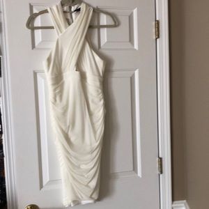 Bardot cinched dress